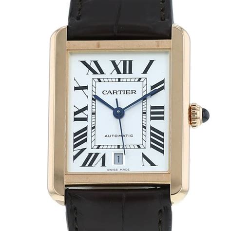 orologio cartier tank solo replica|cartier tank models.